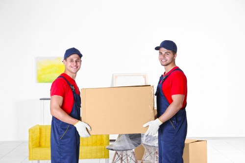 Local removals vehicle loading furniture in Southlambeth
