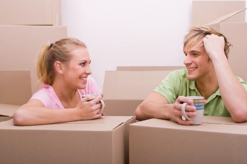 Moving team navigating a flat move in Southlambeth