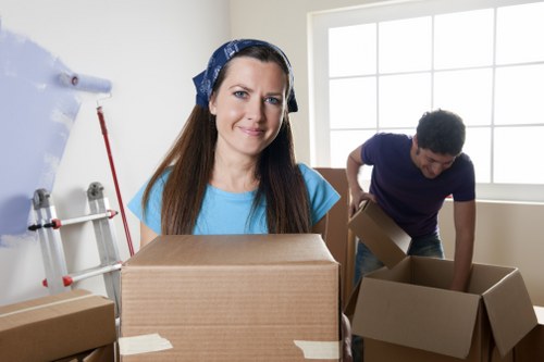 Removals van service operating in Southlambeth residential streets
