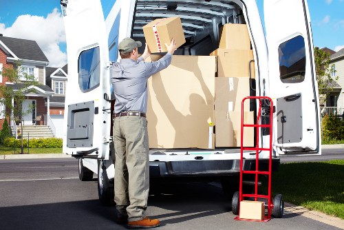 Customer and removal provider reviewing move details and access information