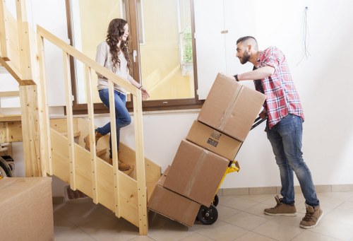 Risk assessment being reviewed before a property move begins