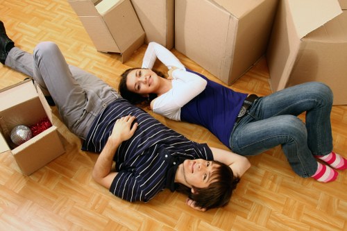 Local office move logistics around Southlambeth streets and buildings